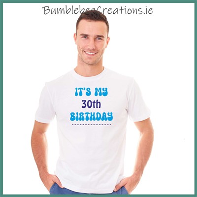 Organic Cotton It's My Birthday Tshirt